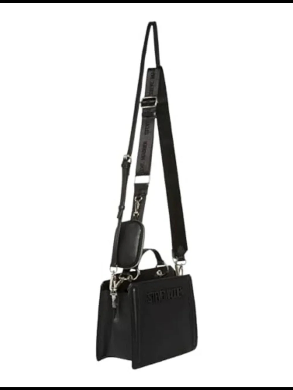 Satchel Convertible Crossbody Bag Removable Strap 2 Compartments